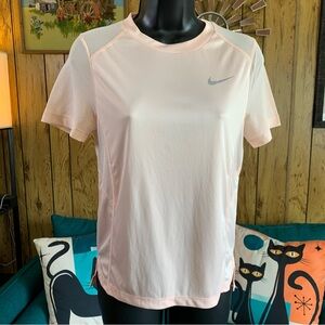 Nike Women's Peach Dri-Fit Short Sleeve Running Tee NWT